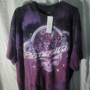 Grateful Dead Space Bears Tie-Dye T-Shirt Dress